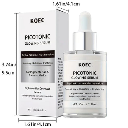 2-in-1 Brightening Correcting Serum Duo with Alpha Arbutin Niacinamide Hydrating Glow Skin Care for Dark Spots Sensitive Skin