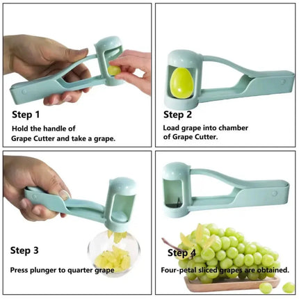 Tomato Slicer Cutter Grape Tools Cherry Fruit Salad Splitter Artifact for Toddlers Small Kitchen Accessories Cut Gadget for Baby