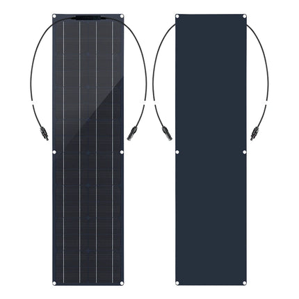 50W 100W Monocrystalline Flexible Solar Panel Kit 12V Battery Charger System For Home Camping Car RV Boat Off-grid Applications