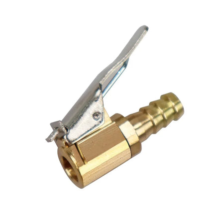 8mm Tyre Wheel Valve Air Chuck Inflator Pump Valve Connector Clip-on Adapter Vehicle Brass For Car Tire Inflatable Pump New