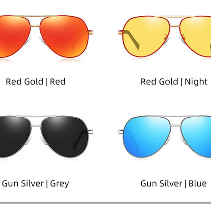 BARCUR Aluminum Vintage Men's Sunglasses Men Polarized Coating Classic Sun Glasses Women Shade Male Driving Accessories Eyewear