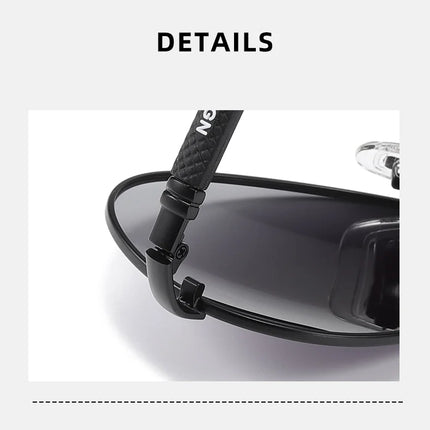 BARCUR Design Titanium Alloy Sunglasses Polarized Men's Sun Glasses Women Pilot Gradient Eyewear Mirror Shades Oculos De Sol