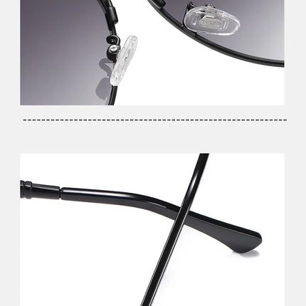 BARCUR Design Titanium Alloy Sunglasses Polarized Men's Sun Glasses Women Pilot Gradient Eyewear Mirror Shades Oculos De Sol