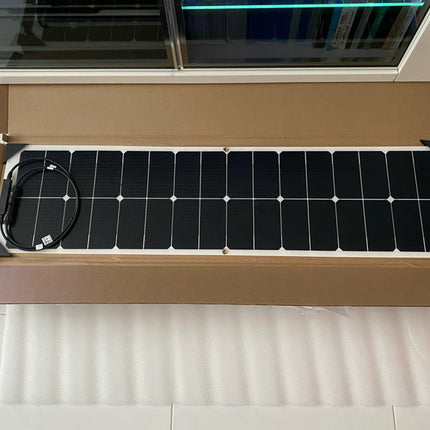 50W 100W Monocrystalline Flexible Solar Panel Kit 12V Battery Charger System For Home Camping Car RV Boat Off-grid Applications