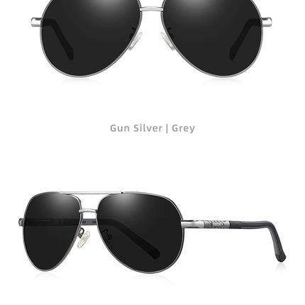 BARCUR Aluminum Vintage Men's Sunglasses Men Polarized Coating Classic Sun Glasses Women Shade Male Driving Accessories Eyewear