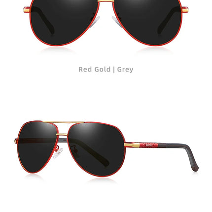 BARCUR Aluminum Vintage Men's Sunglasses Men Polarized Coating Classic Sun Glasses Women Shade Male Driving Accessories Eyewear