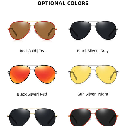 BARCUR Aluminum Vintage Men's Sunglasses Men Polarized Coating Classic Sun Glasses Women Shade Male Driving Accessories Eyewear