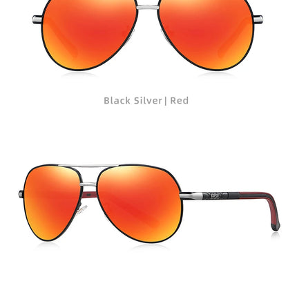BARCUR Aluminum Vintage Men's Sunglasses Men Polarized Coating Classic Sun Glasses Women Shade Male Driving Accessories Eyewear