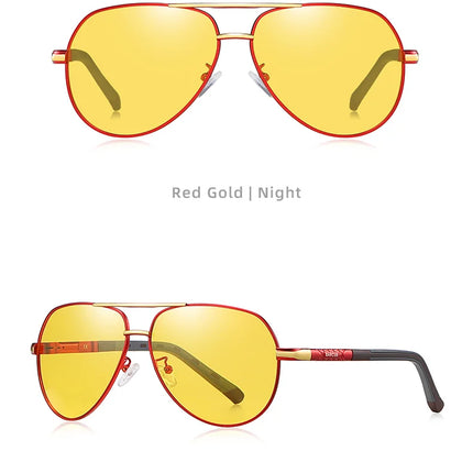 BARCUR Aluminum Vintage Men's Sunglasses Men Polarized Coating Classic Sun Glasses Women Shade Male Driving Accessories Eyewear