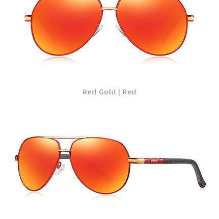 BARCUR Aluminum Vintage Men's Sunglasses Men Polarized Coating Classic Sun Glasses Women Shade Male Driving Accessories Eyewear