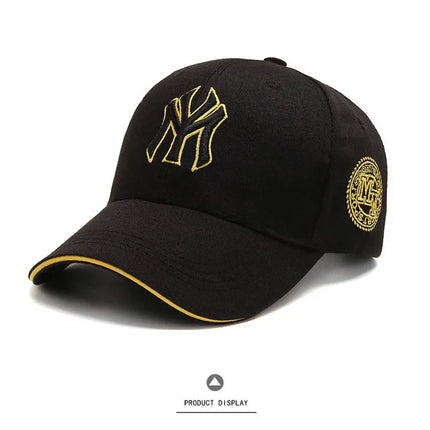 Fashion Letters MY Embroidery Baseball Cap For Women Men Cotton Unisex-Teens Snapback Flat Bill Hip Hop Tide Hats Visors Sun Hat