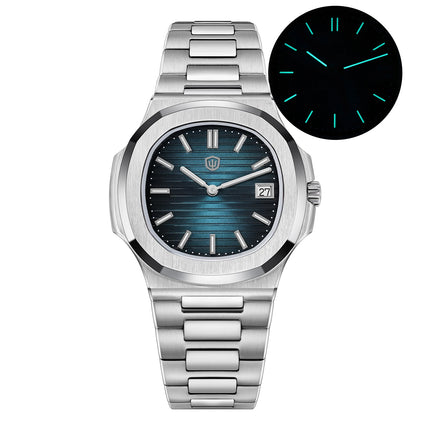 Watchdives WD0013 Quartz Watch Ronda 714 Movement 316L Stainless Steel Sapphire Crystal Super Luminous Waterproof Men Watches