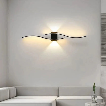Modern LED Wall Lights Background Bedroom Bedside Aisle Wall Sconce Light Indoor Decoration LED Wall Lamps AC85-265V