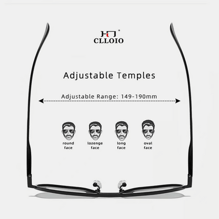 CLLOIO New Fashion Aluminum Photochromic Sunglasses Men Women Polarized Sun Glasses Chameleon Anti-glare Driving Oculos de sol