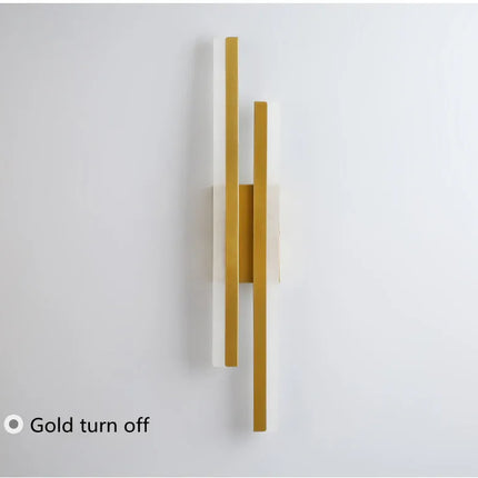 LED Bedroom Wall Lamp Wall Sconces Copper Line Pipe Acrylic Lampshade Indoor Lighting for Living Room Corridor Light Fixture