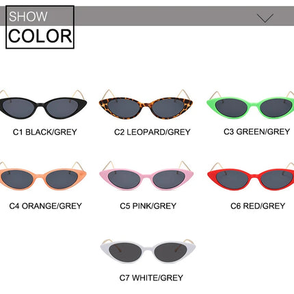 Ladies Cat Eye Sunglasses Women Brand Designer Fashion Small Frame Sun Glasses for Female Trend Glasees UV400 O5