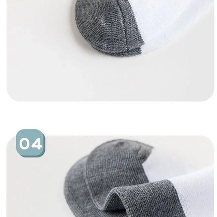 5 Pairs/Lot 2023 New Summer Children Socks Cotton Kids Fashion Black White Gray For 1-12 Years Teen Student Baby Girl Boy Socks