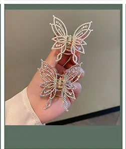Kiss Jewelry Milk Coffee Butterfly Flower Geometric Hair Claws Headband Women Korean Fashion Makeup Hair Clips Crab Accessories