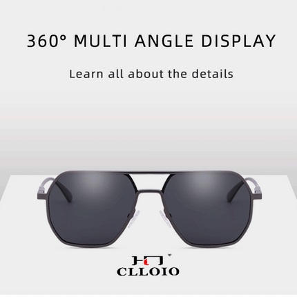 CLLOIO New Fashion Aluminum Photochromic Sunglasses Men Women Polarized Sun Glasses Chameleon Anti-glare Driving Oculos de sol
