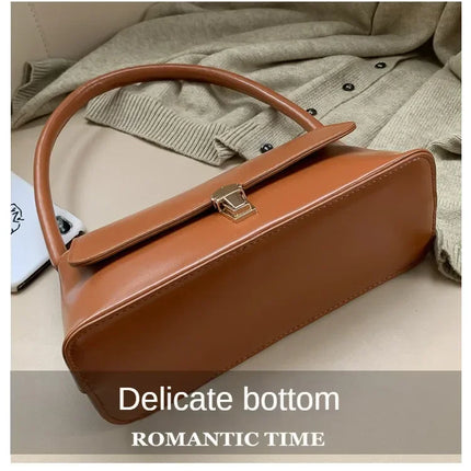 Korean Style Underarm Female Bag PU Minimalist Women Handbag 2025 New Fashion Shoulder Bag Solid Color Daily Commuter bag