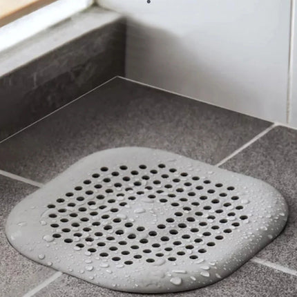 Silicone Sink Strainer, Shower Drain Plug Hair Catcher, Bathtub Kitchen Sink Filter Screen Bathroom Accessories