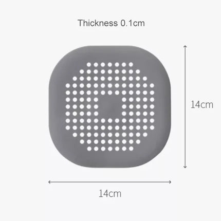 Silicone Sink Strainer, Shower Drain Plug Hair Catcher, Bathtub Kitchen Sink Filter Screen Bathroom Accessories