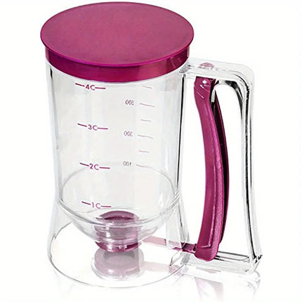 1 Pcs 900ml Batter Dispenser Hand-held Graduated Funnel Pastry Dough Dispensador For Pancake Cupcakes Cake