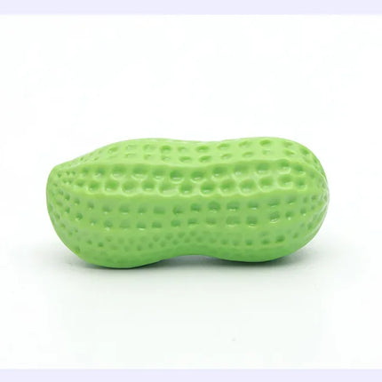 Dog Chewing Toy Simulation Peanut Squeaking Plaything Grinding Teeth Cleaning Anti Bite Rubber Cat Pet Toy Interactive Chew