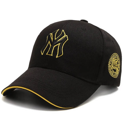Fashion Letters MY Embroidery Baseball Cap For Women Men Cotton Unisex-Teens Snapback Flat Bill Hip Hop Tide Hats Visors Sun Hat