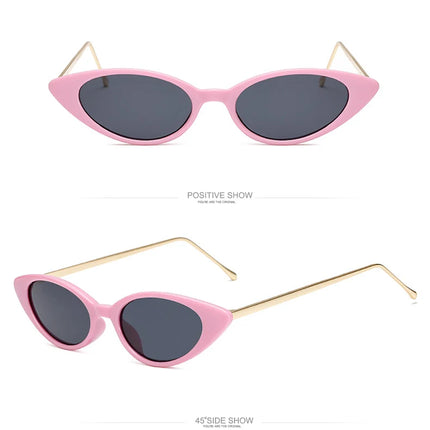 Ladies Cat Eye Sunglasses Women Brand Designer Fashion Small Frame Sun Glasses for Female Trend Glasees UV400 O5