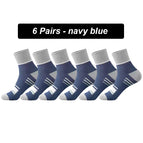 EU38-45 / 6Pairs navy blue / United States