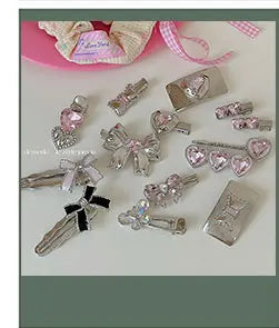 Kiss Jewelry Milk Coffee Butterfly Flower Geometric Hair Claws Headband Women Korean Fashion Makeup Hair Clips Crab Accessories