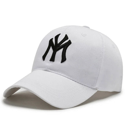 Fashion Letters MY Embroidery Baseball Cap For Women Men Cotton Unisex-Teens Snapback Flat Bill Hip Hop Tide Hats Visors Sun Hat