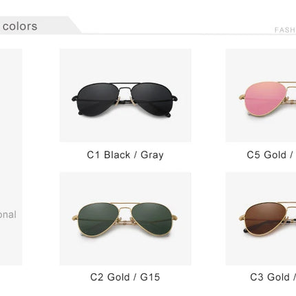 KINGSEVEN Pilot Alloy Sunglasses Polarization UV400 Anti-reflection Full Frame Parsnip Glasses Women Retro Luxury Eyewear