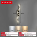 Black-L80CM / Warm White-NO RC