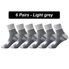 EU38-45 / 6Pairs Light gray / United States