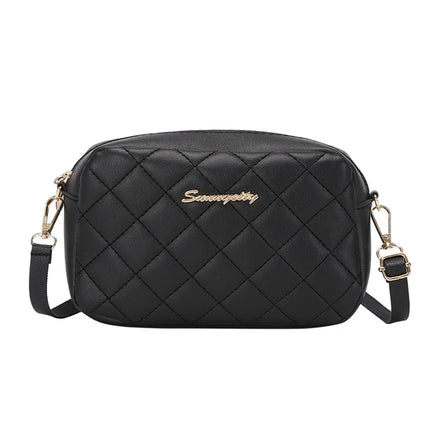 2026 tassel women's small crossbody bag trend diamond grid embroidery camera women's shoulder bag fashion chain crossbody bag