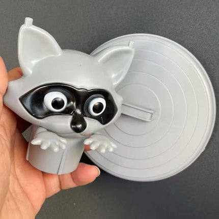 Cute Raccoon Dog Sheep Toilet Paper Holder Playful Bathroom Decor With Trash Can Lid Cover Unique Gift Idea Funny Home Accessory