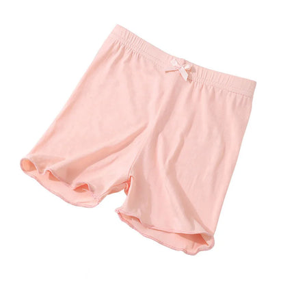 Girls Summer Fashionable and Cute Solid Modal Safety Pants Girls Soft Breathable Safe Leggings Girls Dance Training Safety Pants