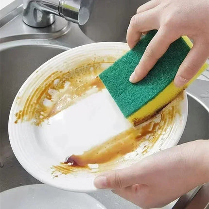 Highly absorbent double-sided sponge magic cleaning pot rust sponge cleaning brush kitchen cleaning tool