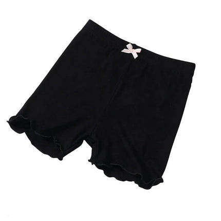 Girls Summer Fashionable and Cute Solid Modal Safety Pants Girls Soft Breathable Safe Leggings Girls Dance Training Safety Pants