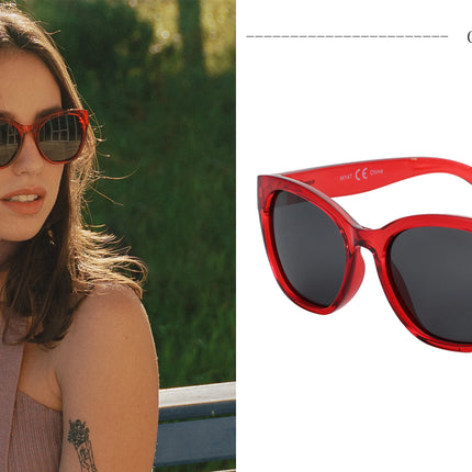 ZENOTTIC Fashion Cateye Polarized Sunglasses for Women - Oversized Sun Glasses UV400 Protection Retro Shades Designer Style