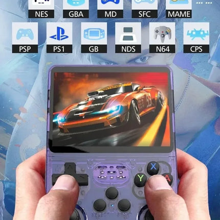 R36S Retro Handheld Video Game Console Linux System 3.5 Inch IPS Screen R35s Plus Portable Pocket Video Player 64GB 128GB