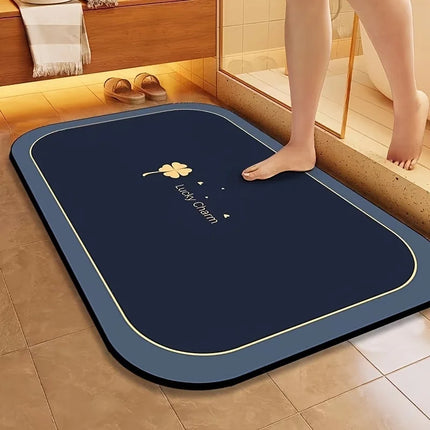 1pc Diatomite Bath Mat Quick Dry Super Absorbent Non-slip Floor Mat for Bathroom Shower Kitchen Pet Feeding | 24-hour Shipping