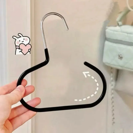 Tie Hanger Multifunction Hooks Circle Ring Hat Hanger Non-marking Non-slip Hat Storage Hook Scarf Towel Tie Hanging Rack