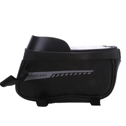 Bicycle Front Beam Bag Front Tube Cycling Bag Bicycle Waterproof Phone Case Holder Touchscreen Waterproof Saddle Bag Accessories