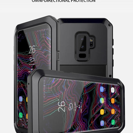For Samsung Galaxy S24 S23 S22 S21 Ultra S10 S20 Plus Note 20 10 Luxury Armor Metal Heavy Duty Protection Case Shockproof Cover