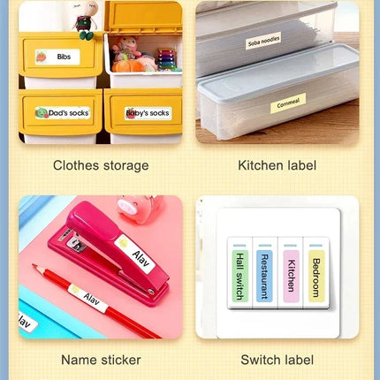 Niimbot D110 Portable Mini Printer Thermal Adhesive Sticker Label Printer Inkless Pocket Label Maker UV Printer For Mobile Label
