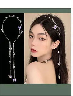 Kiss Jewelry Milk Coffee Butterfly Flower Geometric Hair Claws Headband Women Korean Fashion Makeup Hair Clips Crab Accessories