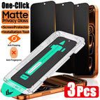 Matte Anti Peeping / For iPhone X / 3 Pieces|United States